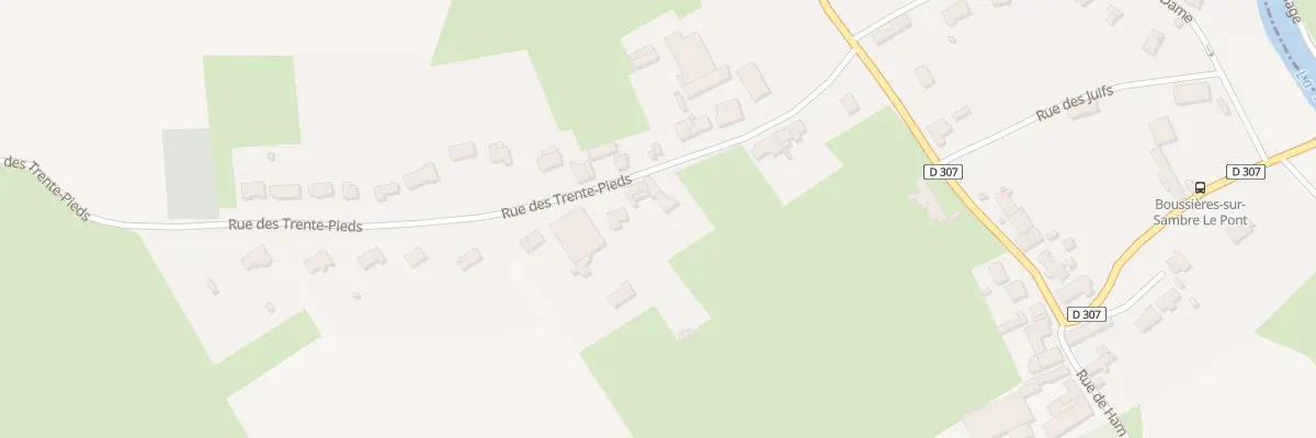 Plan du 19 Rue des Trente Pied à Boussières-sur-Sambre