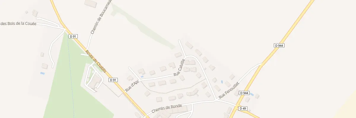 Plan du 13 Rue Calville à Nitry