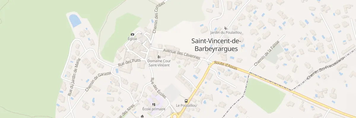 Plan du 44 Av des Cévennes à Saint-Vincent-de-Barbeyrargues