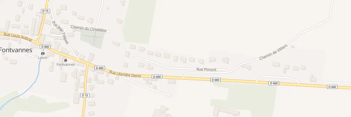 Plan du 14 Rue Pimont à Fontvannes