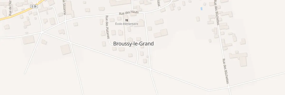 Plan du 6 Rue des Tilleuls à Broussy-le-Grand