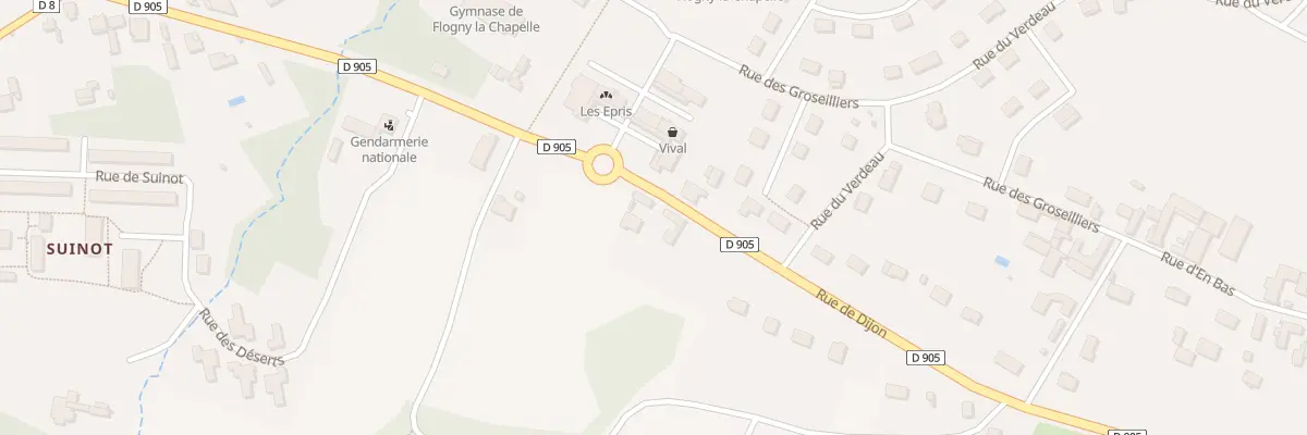 Plan du 6 Rue de Dijon à Flogny-la-Chapelle