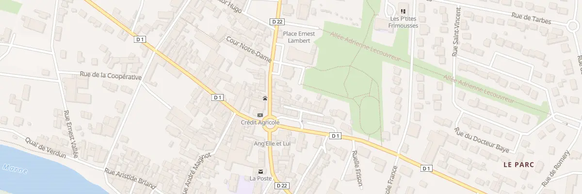 Plan du 72 Rue Paul Douce à Damery