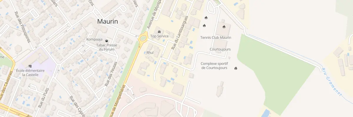Plan du 143 Rue du Lantissargues à Lattes