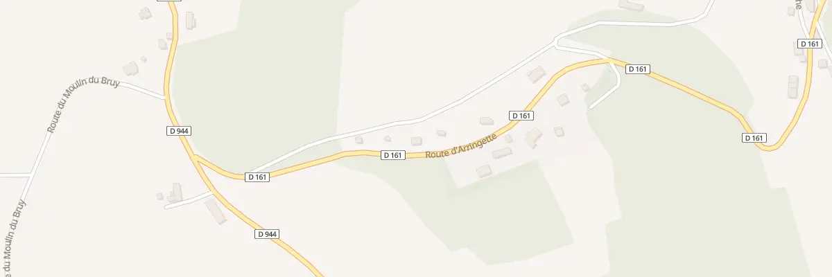 Plan du 28 Rte d’Arringette à Montigny-en-Morvan