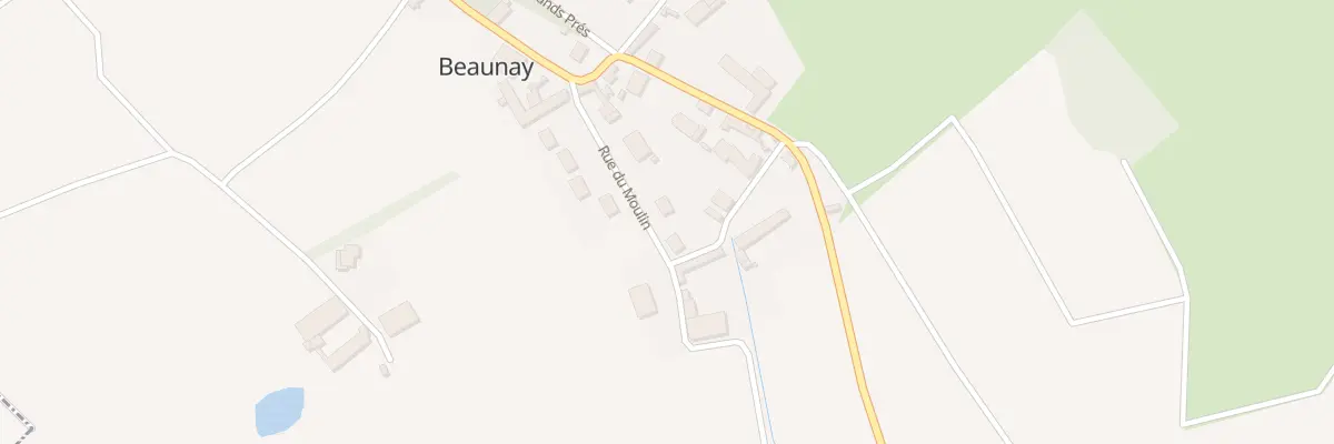 Plan du 4 Rue du Moulin à Beaunay