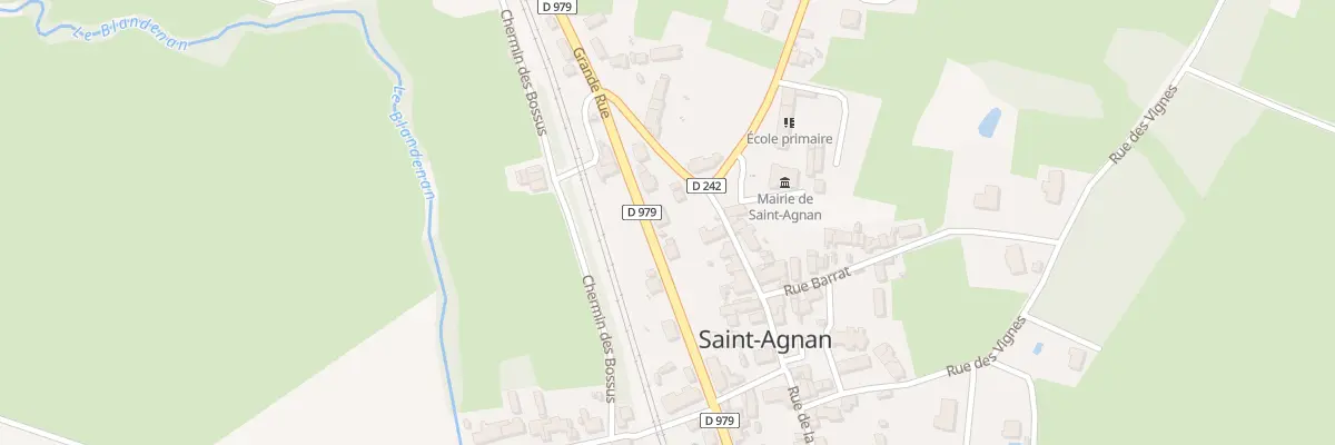 Plan du 22 Grande Rue à Saint-Agnan
