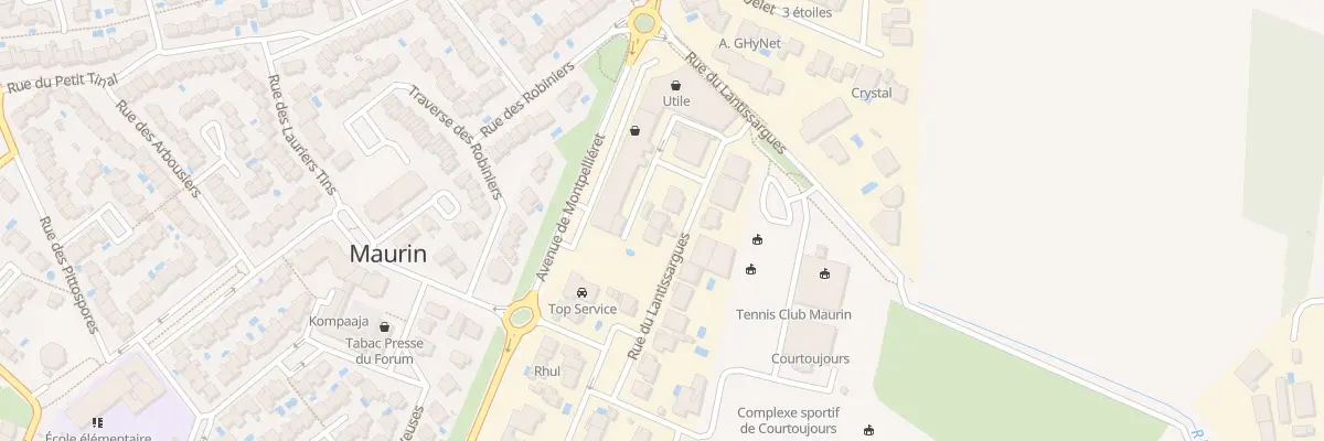 Plan du 129 Rue du Lantissargues à Lattes