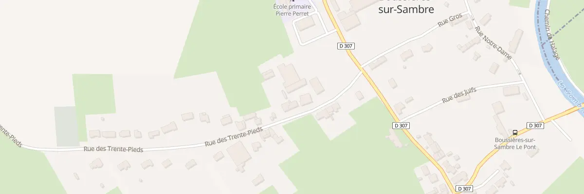 Plan du 8 Rue des Trente Pied à Feignies