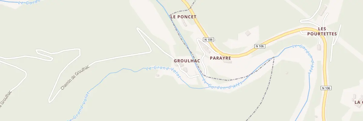 Plan du 5059 Groulhac à Saint-Hilaire-de-Lavit