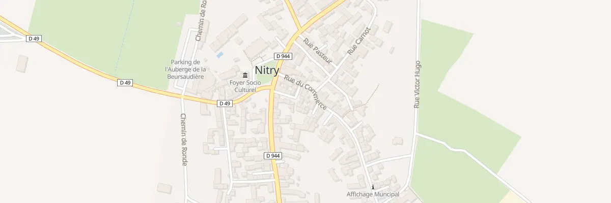 Plan du 3 Rue du Commerce à Nitry
