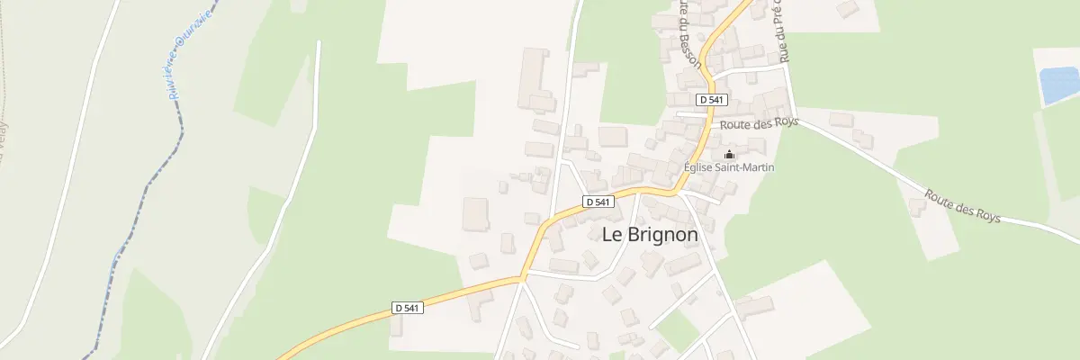 Plan du 45 Rue du monument au Brignon
