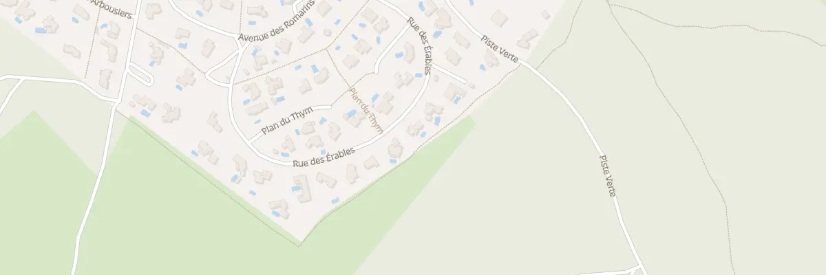 Plan du 22 Rue des Erables à Saint-Mathieu-de-Tréviers