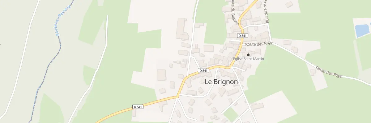 Plan du 5017 Le Bourg au Brignon