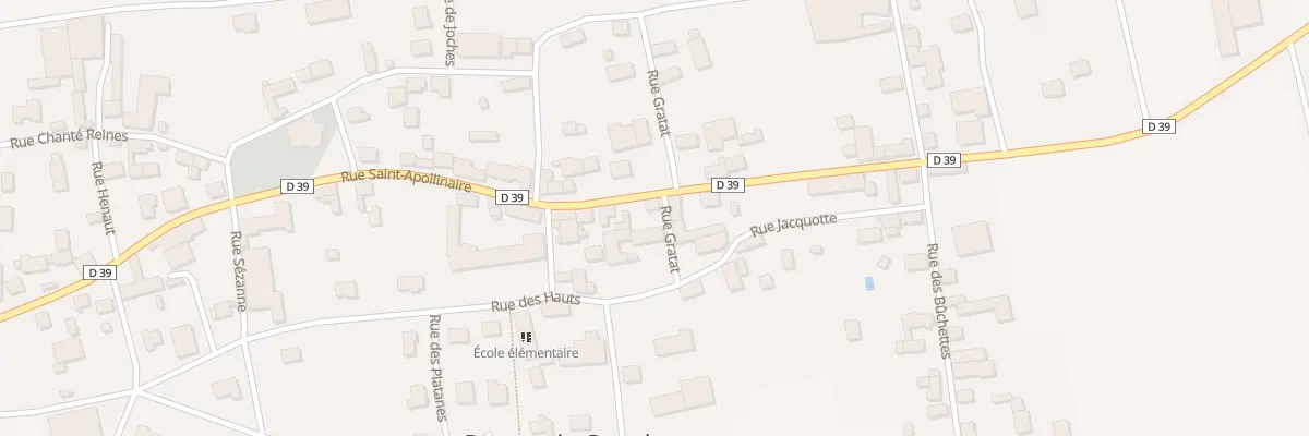 Plan du 6 Rue Gratat à Broussy-le-Grand