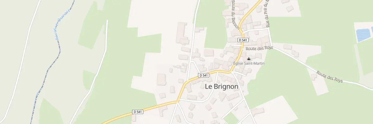 Plan du 55 Rue du monument au Brignon