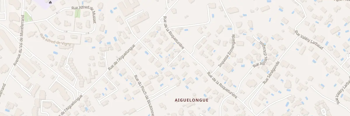Plan du 1225 Rue de la Roqueturière à Montpellier