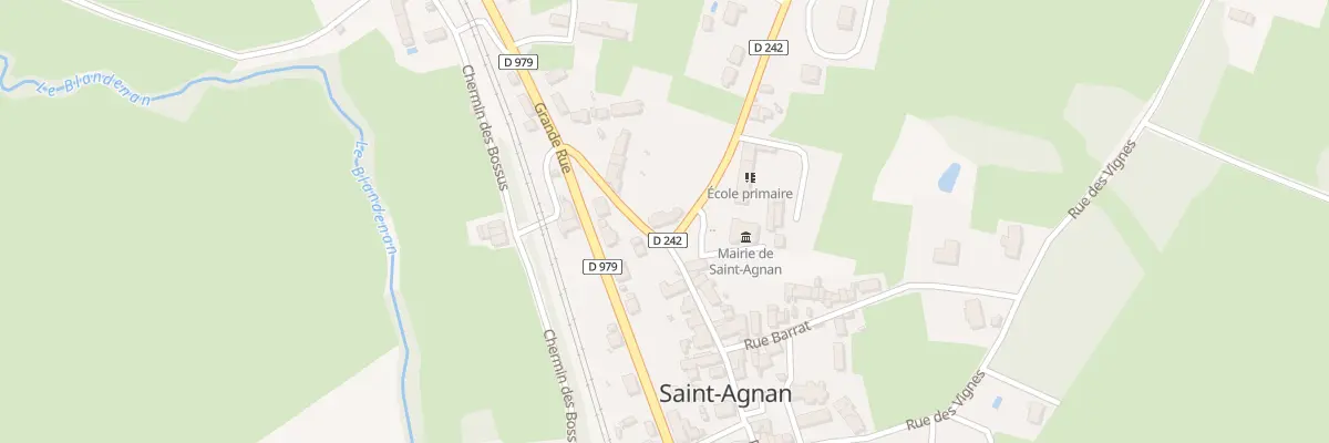Plan du 1 Pl de la Mairie à Saint-Agnan