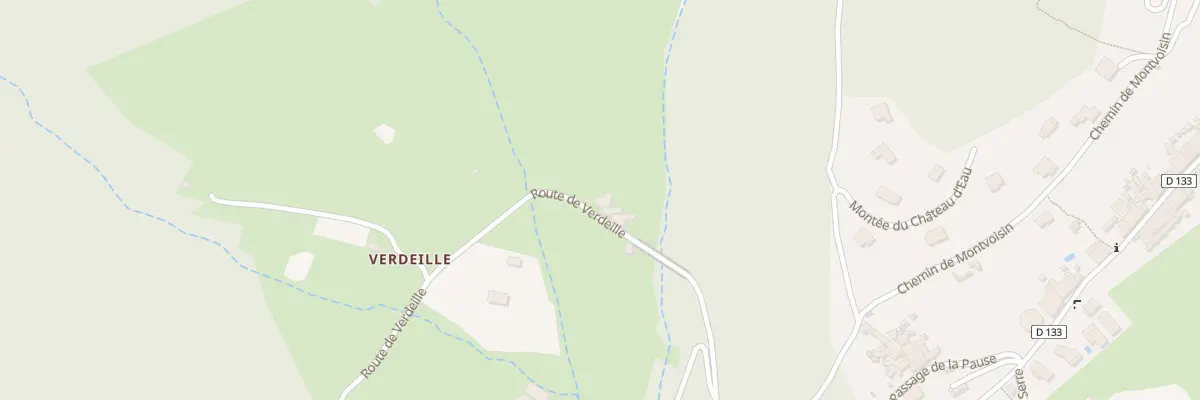 Plan du 510 Rte de Verdeille à Monoblet