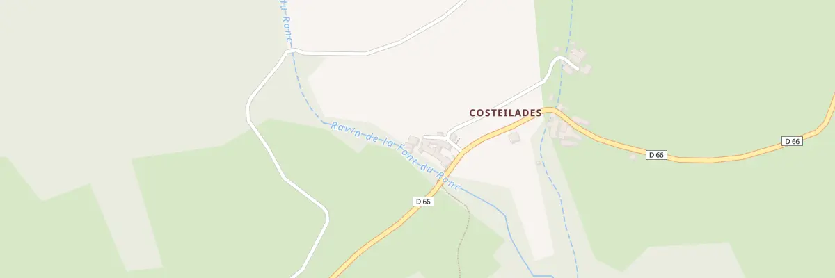 Plan du 5265 Costelades à Pourcharesses