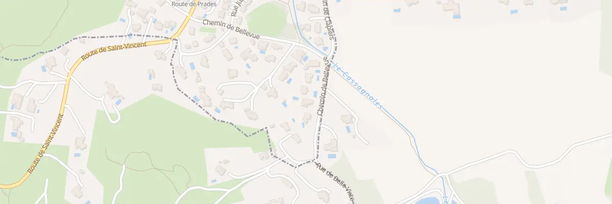 Plan du 312 Rue de Belle Vue à Saint-Vincent-de-Barbeyrargues