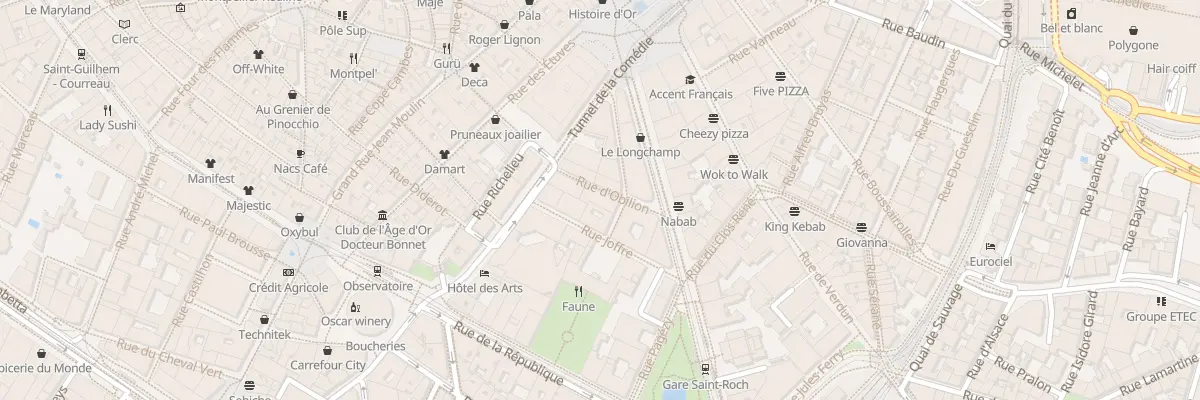 Plan du 4 Rue d’Obilion à Montpellier