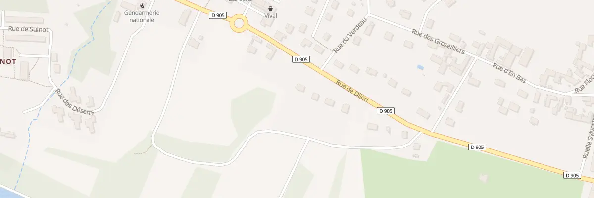 Plan du 8 Rue de Dijon à Flogny-la-Chapelle