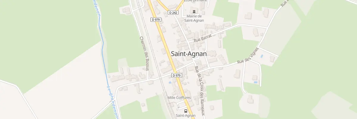 Plan du 16 Grande Rue à Saint-Agnan