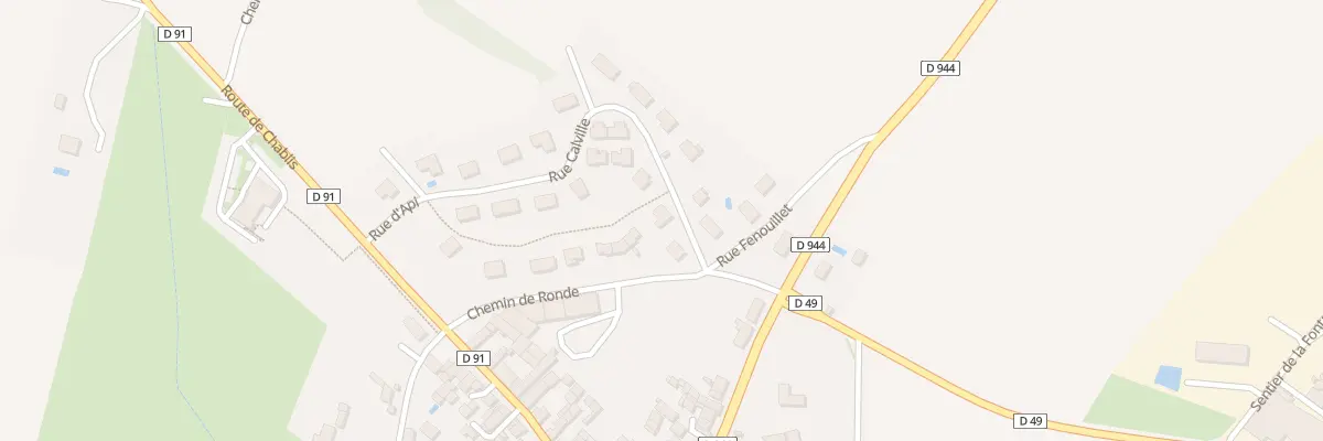 Plan du 4 Rue Calville à Nitry