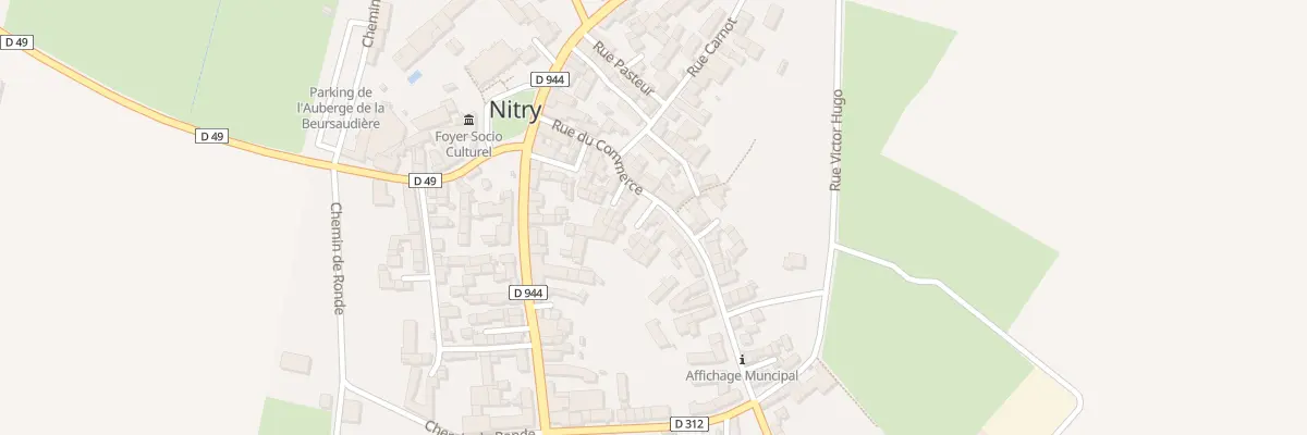 Plan du 19 Rue du Commerce à Nitry