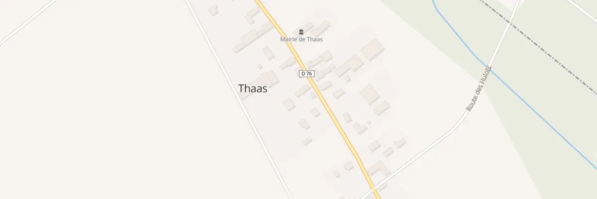 Plan du 77 Vc Grande Rue à Thaas