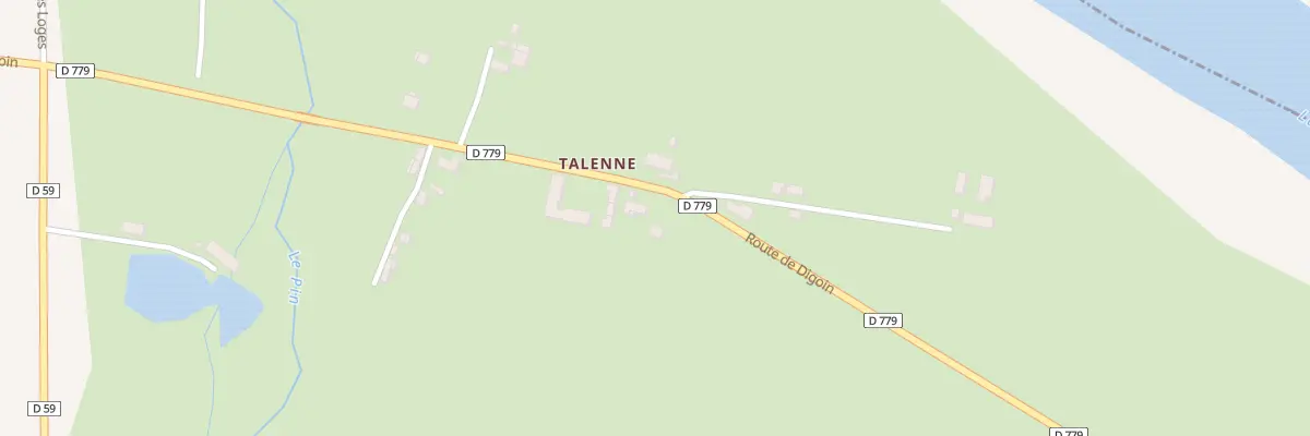 Plan du 10 Talenne à Coulanges