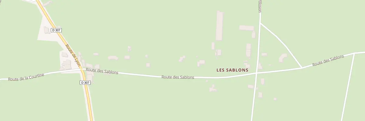 Plan du 287 Rte des Sablons à La Pacaudière