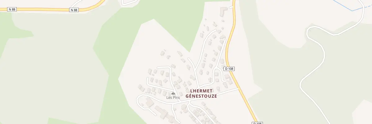 Plan du 6010 Lhermet Genestouze à Lespéron