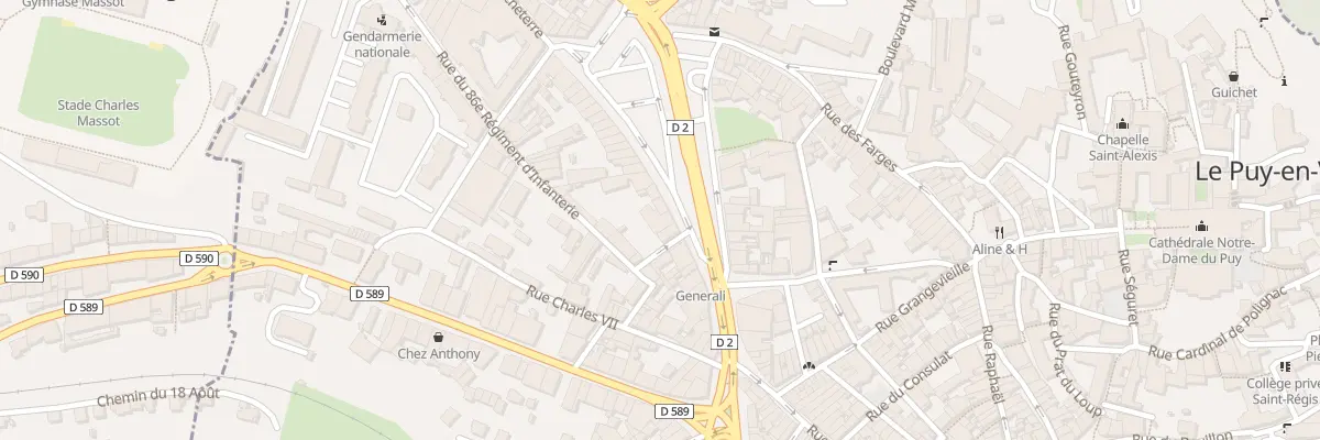 Plan du 29B Bd Carnot au Puy-en-Velay
