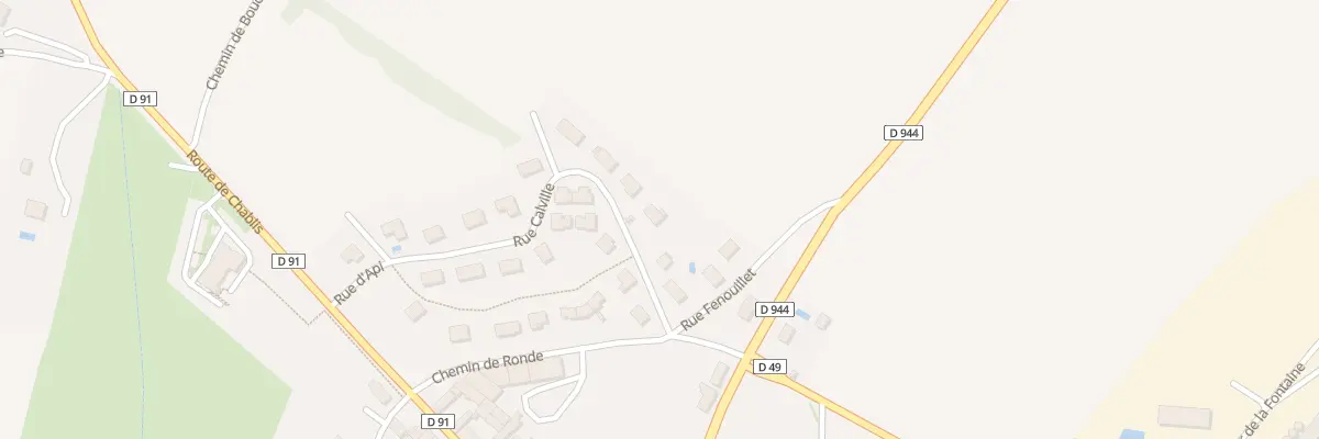 Plan du 5 Rue Calville à Nitry