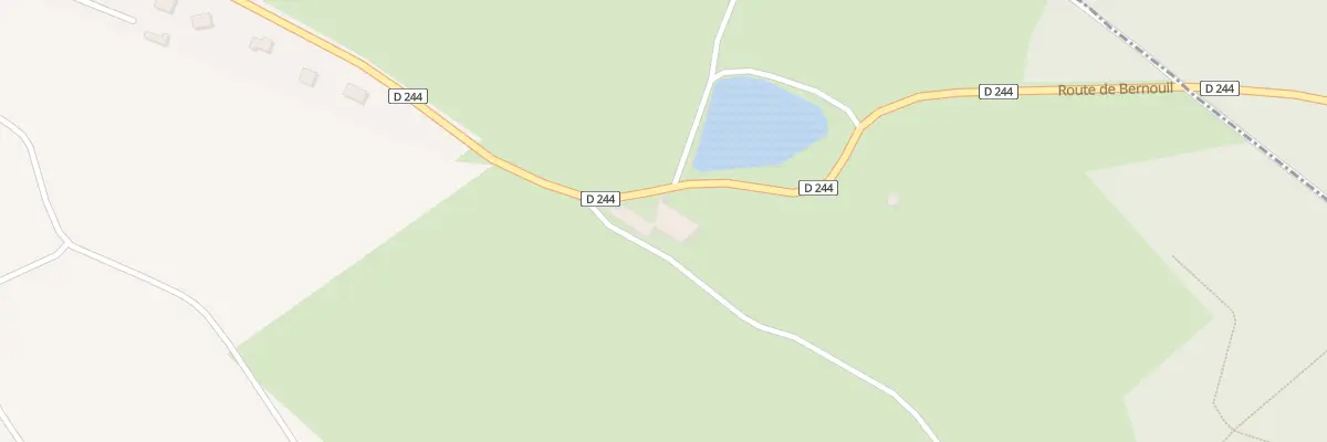 Plan du 9001 Rte de Bernouil à Dyé