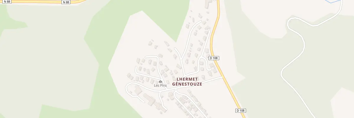 Plan du 5366 Lhermet Genestouze à Lespéron