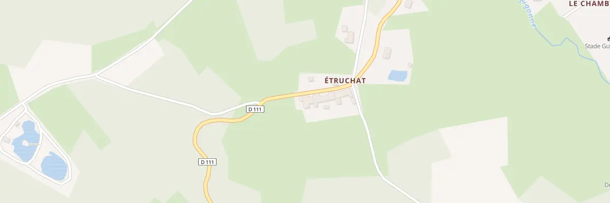 Plan du 11 Brg d’Etruchat à Viverols