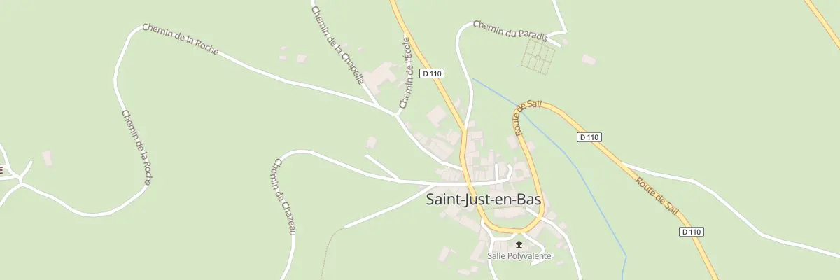 Plan du 60 Che de la Chapelle à Saint-Just-en-Bas