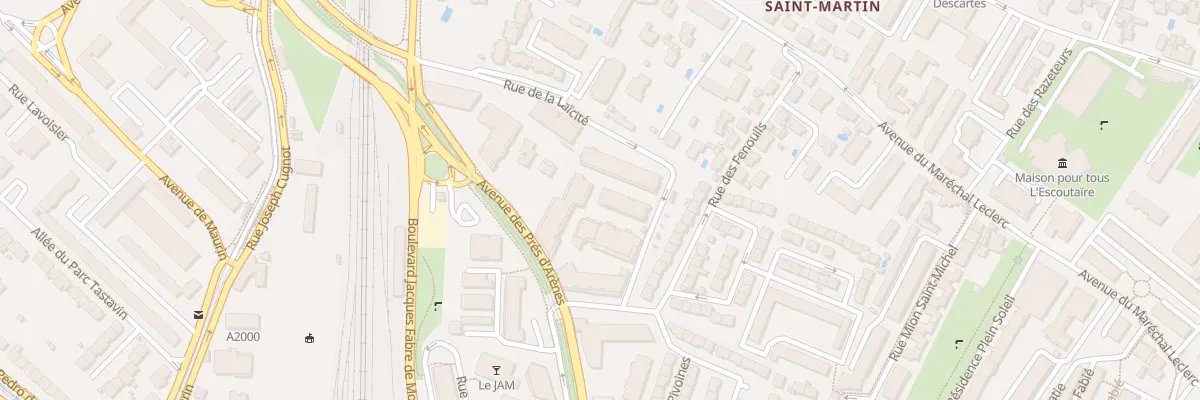 Plan du 231 Av des Prés d’Arènes à Montpellier