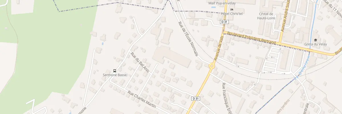 Plan du 3 Rue de l’ Ecole Normale à Vals-près-le-Puy