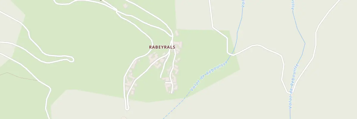 Plan du 5413 Rabeyrals à Altier