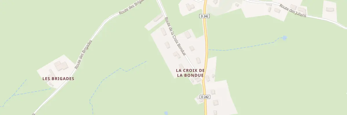 Plan du 5327 La Croix de la Bondue à Saint-Agnan