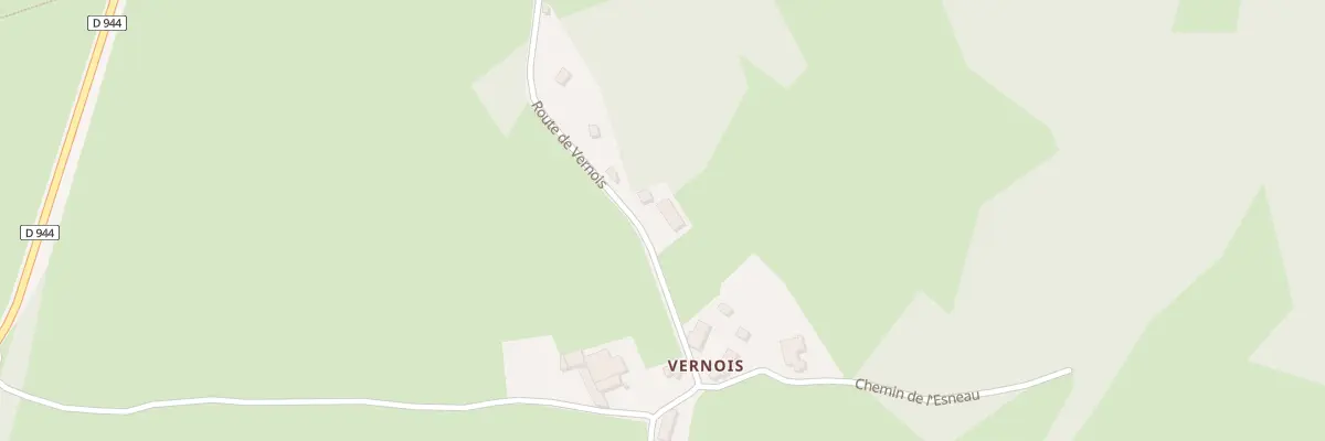 Plan du 19 Rte de Vernois à Chastellux-sur-Cure