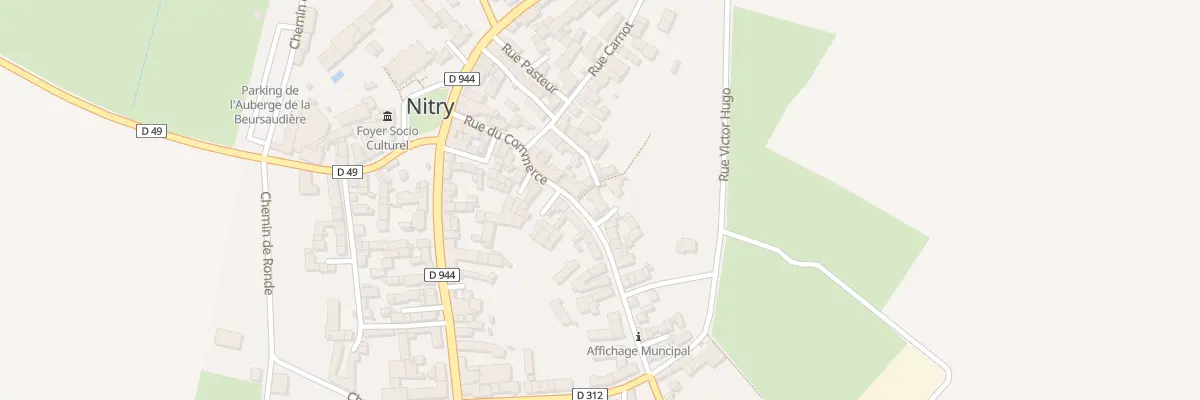 Plan du 10 Rue du Commerce à Nitry