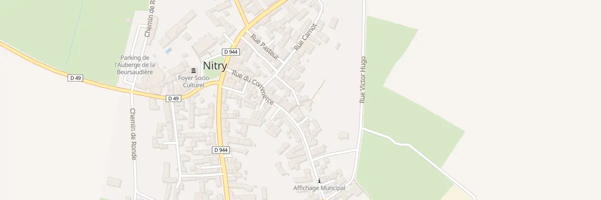 Plan du 2 Rue Gambetta à Nitry