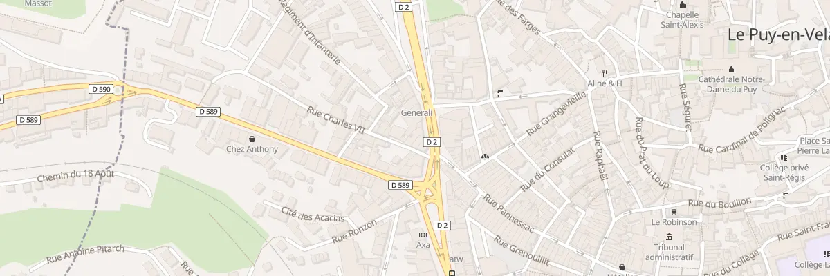 Plan du 9 Bd Carnot au Puy-en-Velay