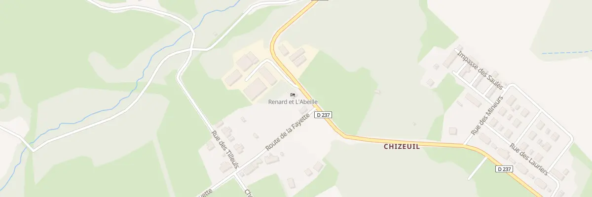Plan du 4 Rte de Digoin à Chalmoux