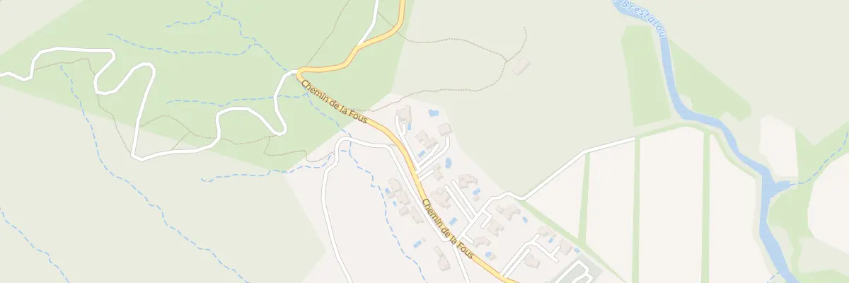 Plan du 412 Che de la Fous à Lauret